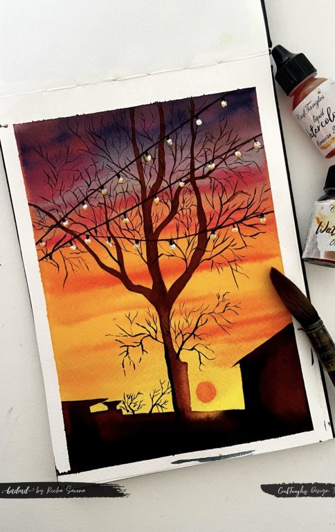 Paint with me - A Sunset 1 Paint with me - A Sunset 1