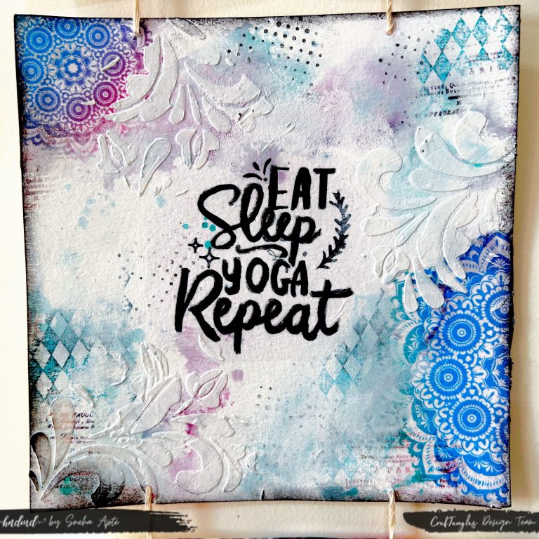 Eat Sleep Yoga Repeat - DIY Home Decor 3 Eat Sleep Yoga Repeat - DIY Home Decor 3
