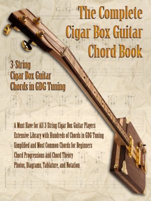 the-complete-cigar-box-guitar-chord-book-front-cover by Brent Robitaille