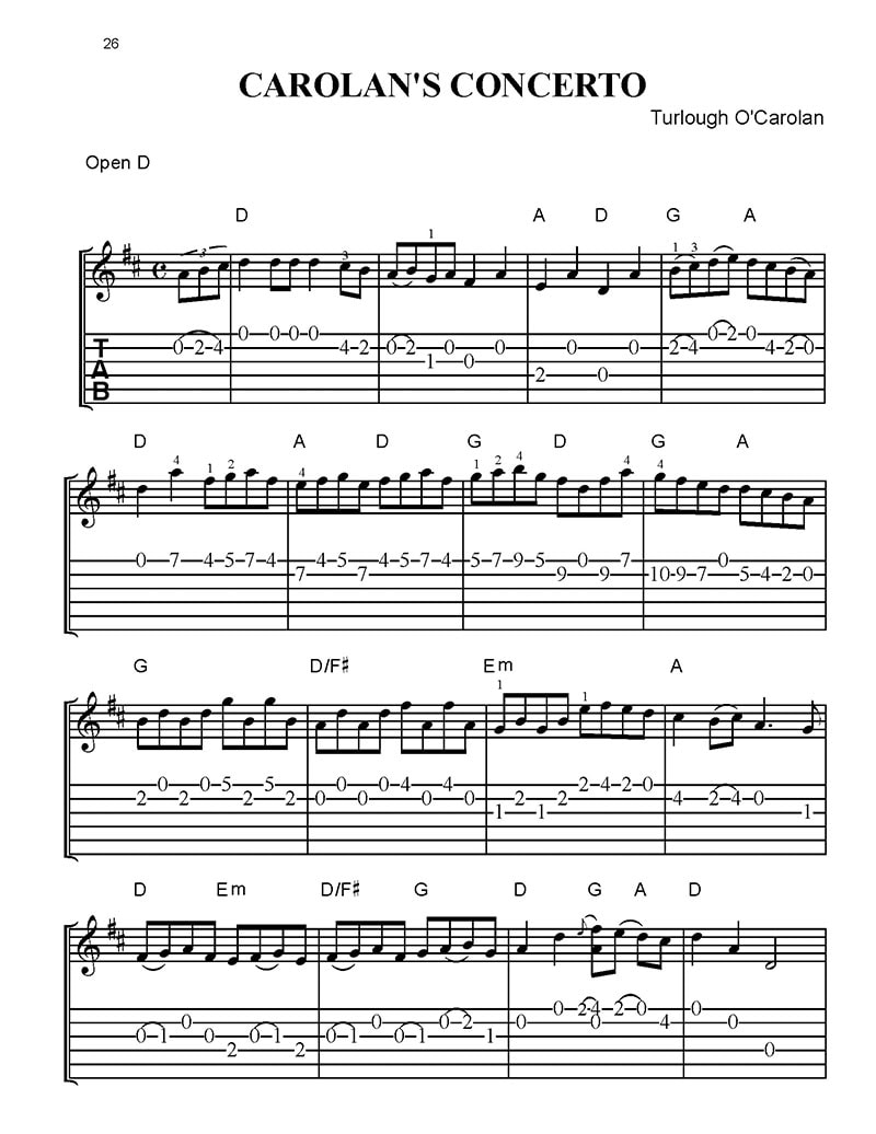 Celtic-Flatpicking-Open-D-Guitar-Tuning-Carolans-Concerto