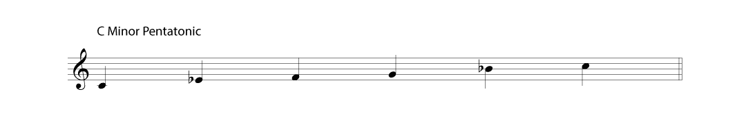 C minor pentatonic image 4