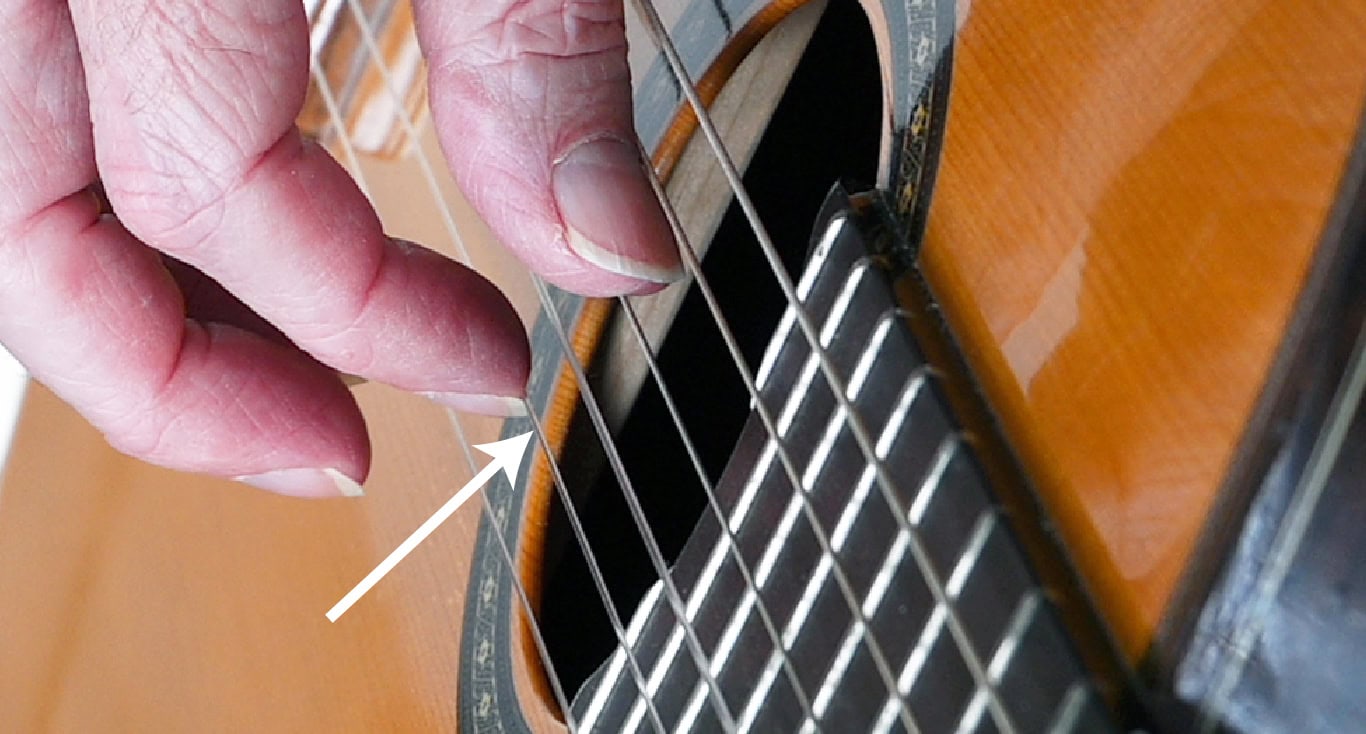 How to Classical Guitar rest stroke 2
