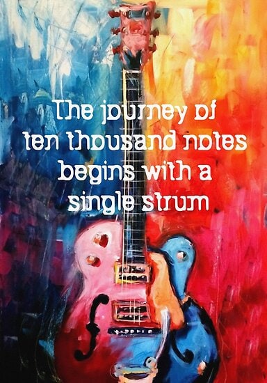 Music Journey of 10000 Notes - Inspiration