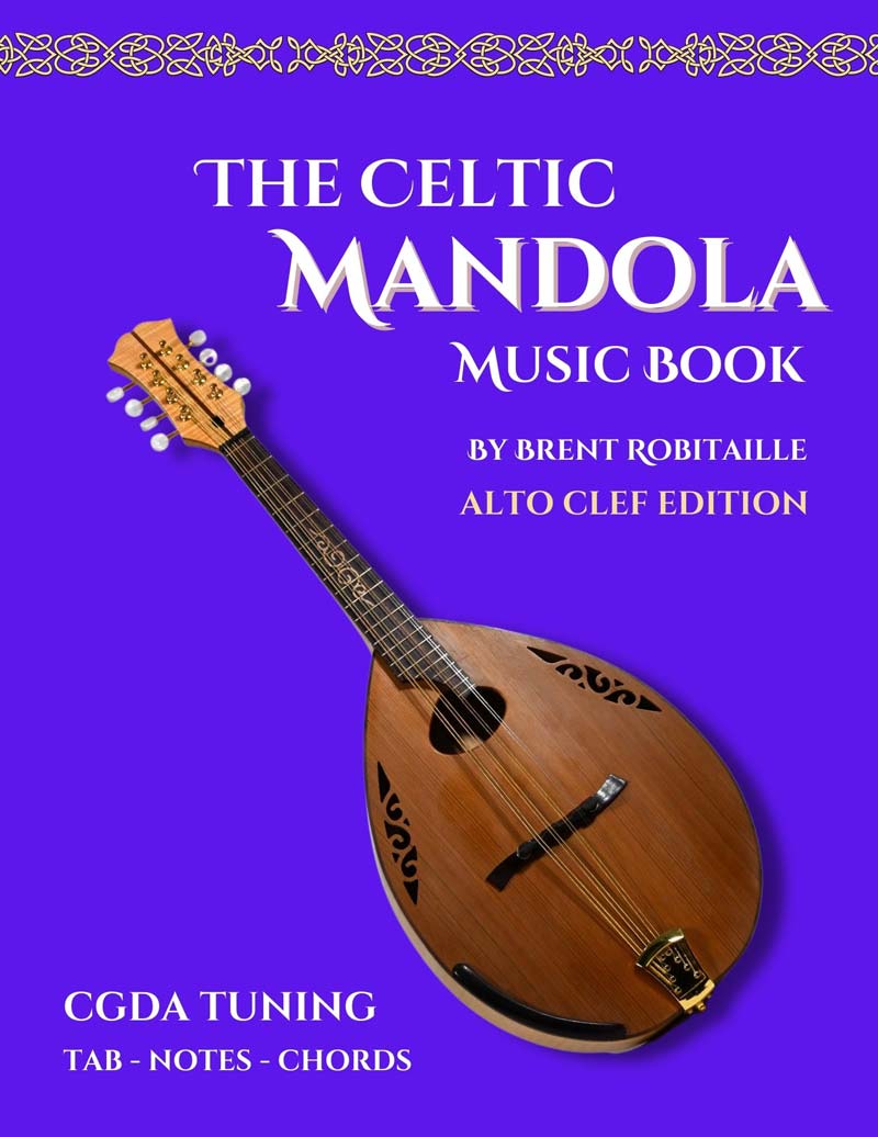 Celtic-Mandola-Music-Book Cover Alto Clef