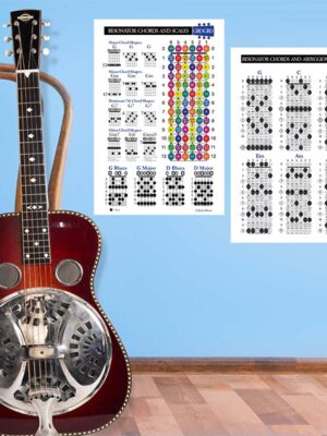 Resonator Dobro Chord Scale Poster Set