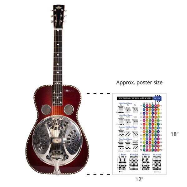 Resonator Dobro Chord Scale Poster Size