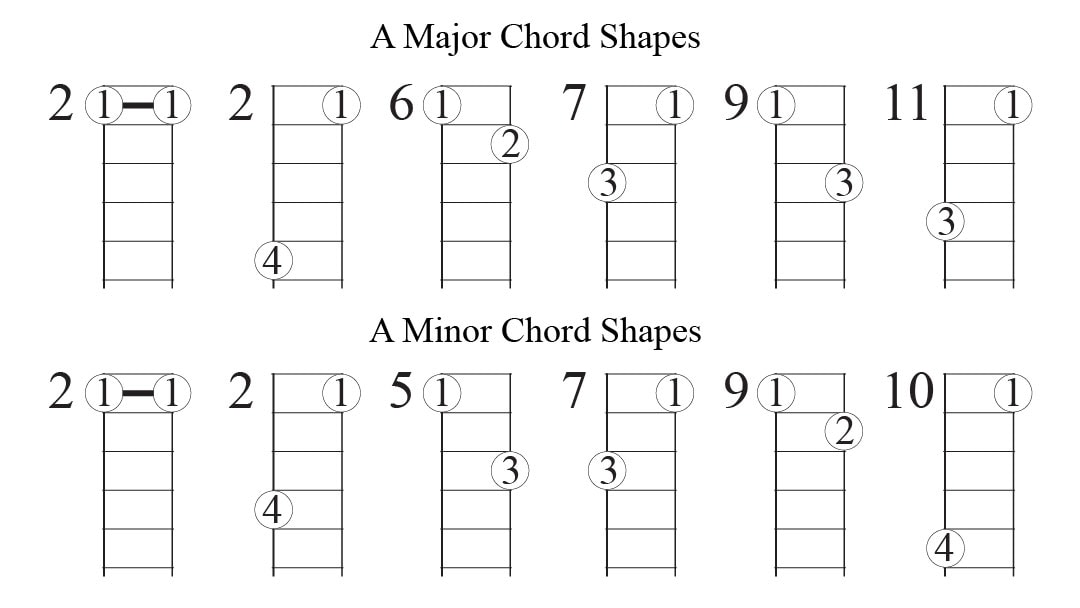 2-string cigar box guitar-chords