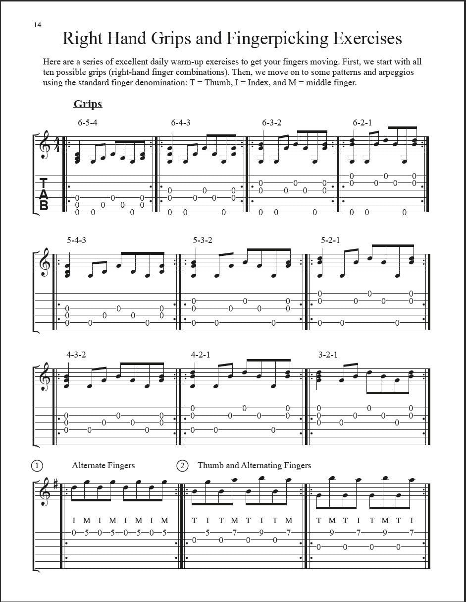 Resonator Celtic Guitar Book - Exercises