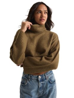 z supply ursa sweater in martini