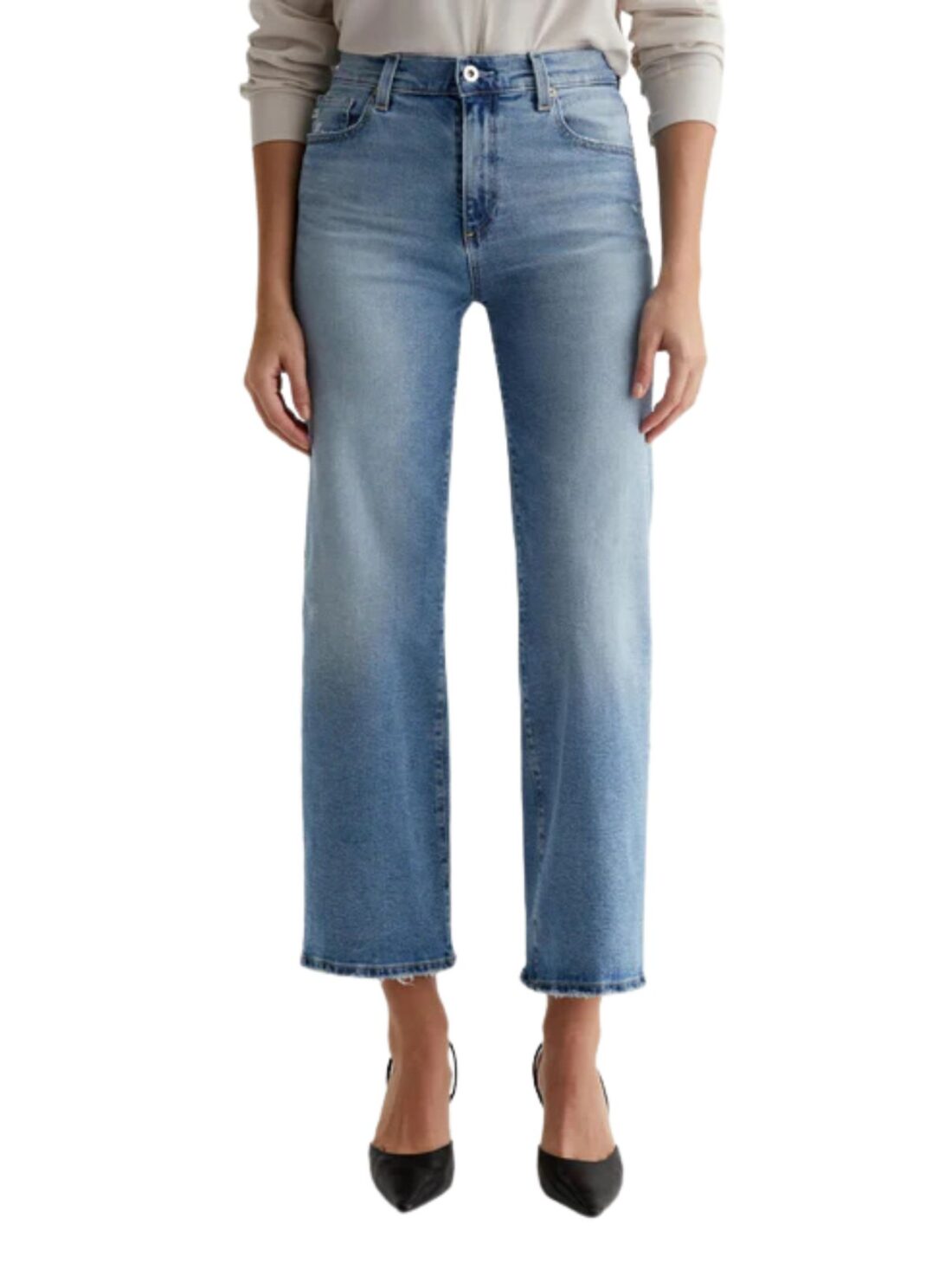 ag jeans saige wide crop in momento