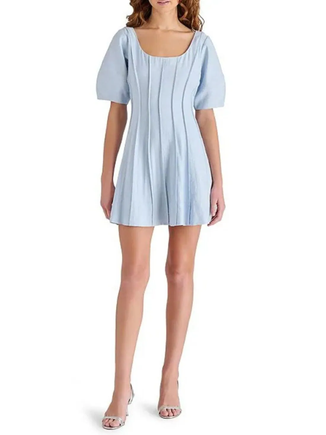 bb dakota by steve madden arta light blue dress