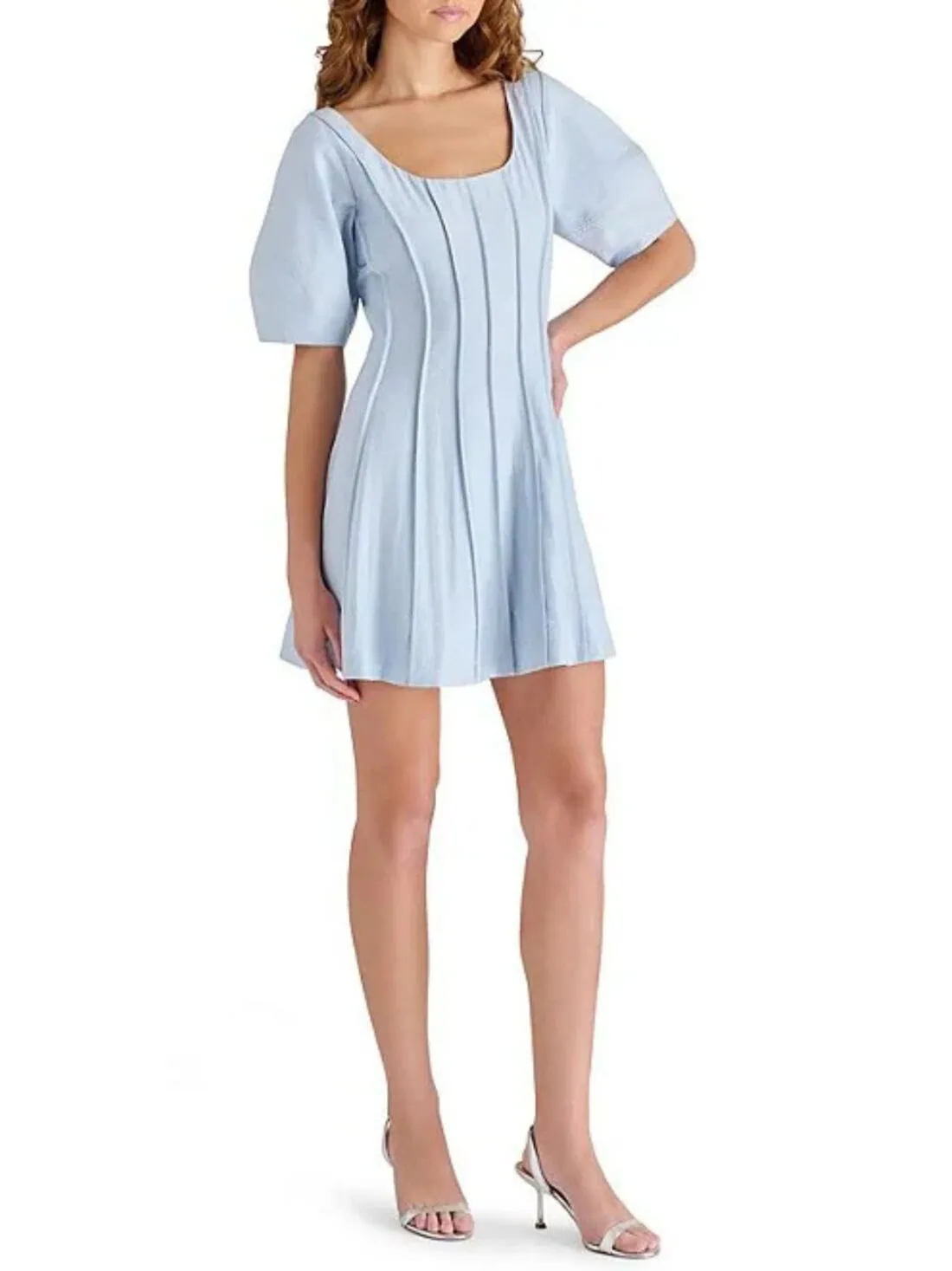 bb dakota by steve madden arta light blue dress