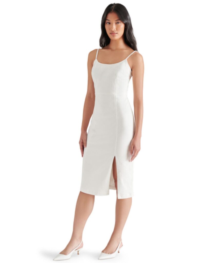 bb dakota by steve madden giselle dress in white