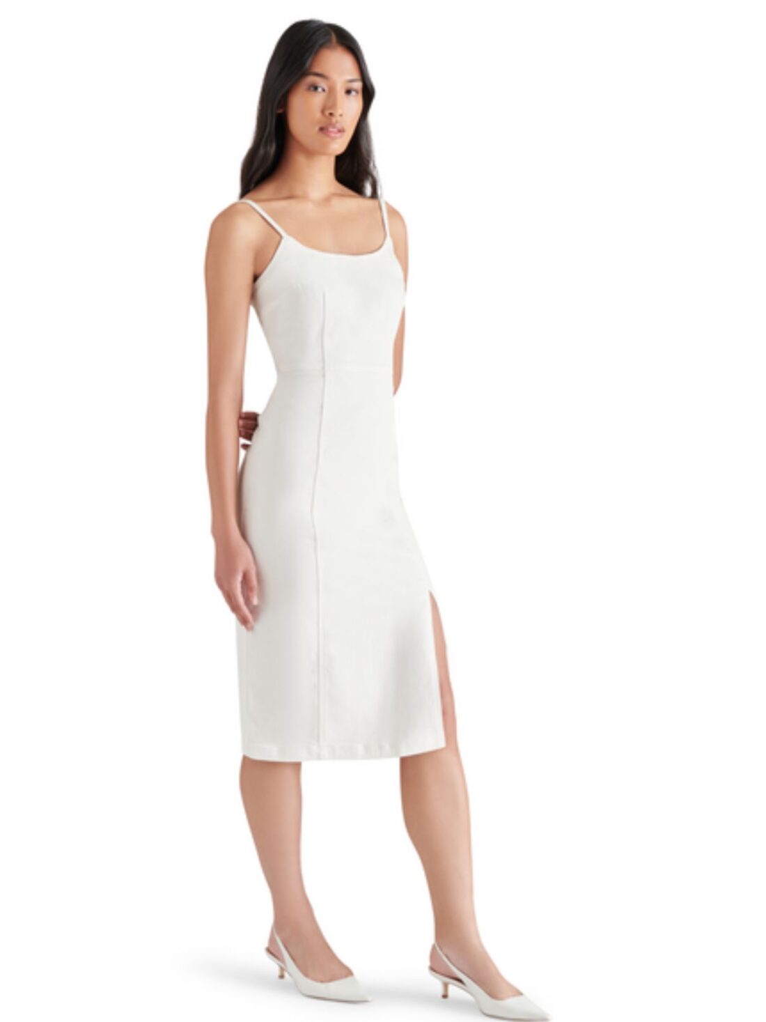 bb dakota by steve madden giselle dress in white