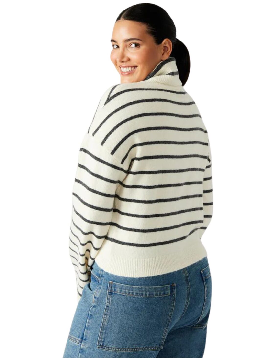 bb dakota narsha sweater in ivory stripe