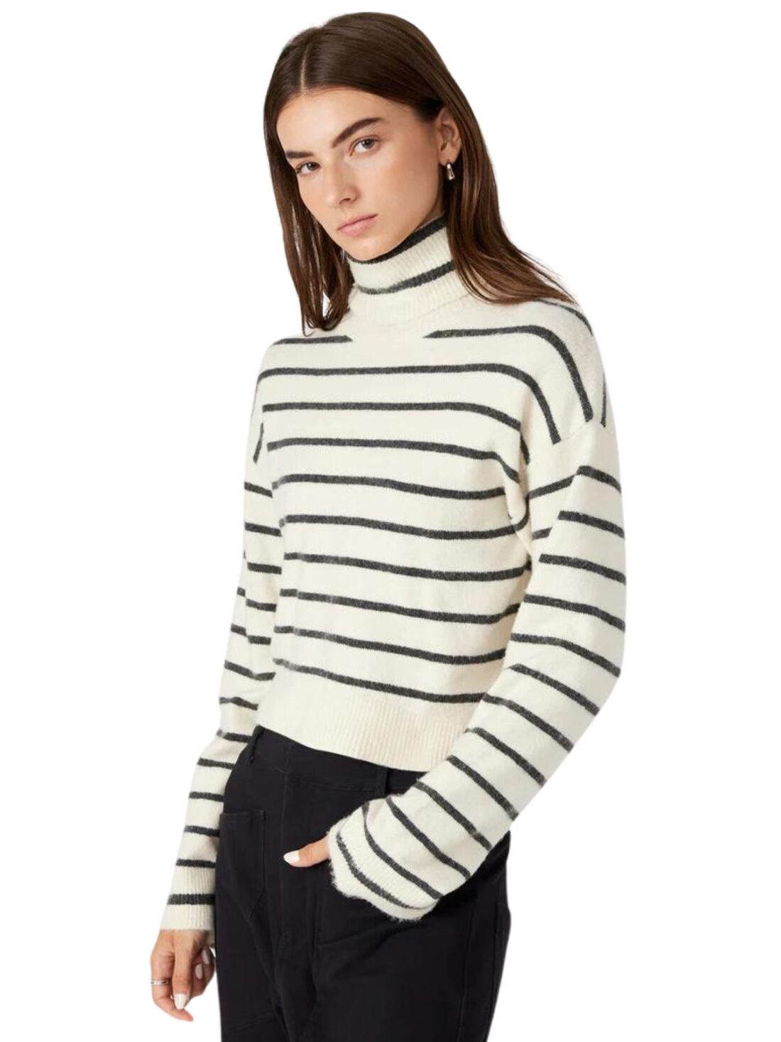 bb dakota narsha sweater in ivory stripe