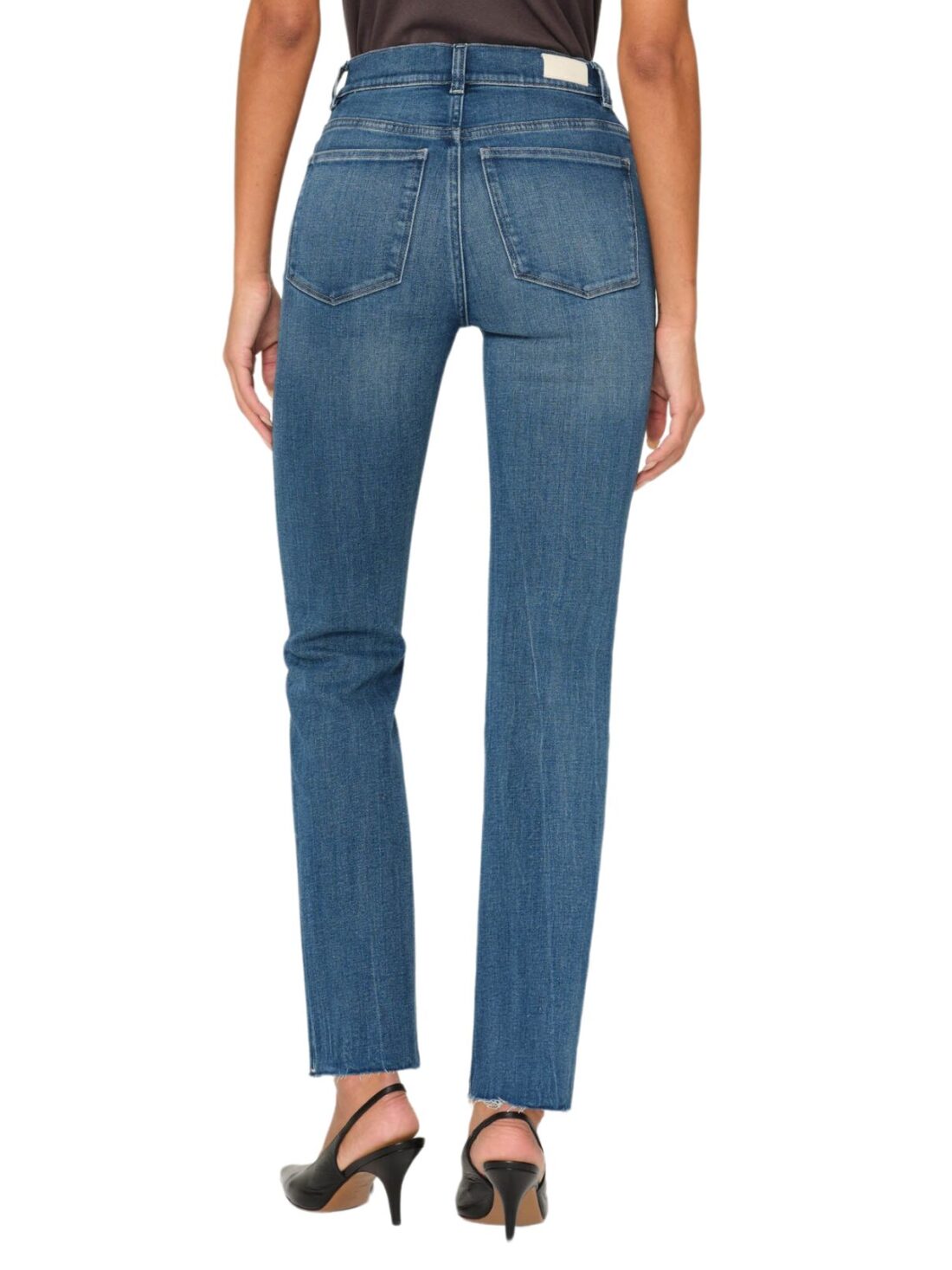 dl1961 halle straight hi rise jean in palm springs