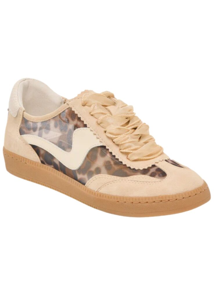 dolce vita notice mesh sneaker in lt leopard