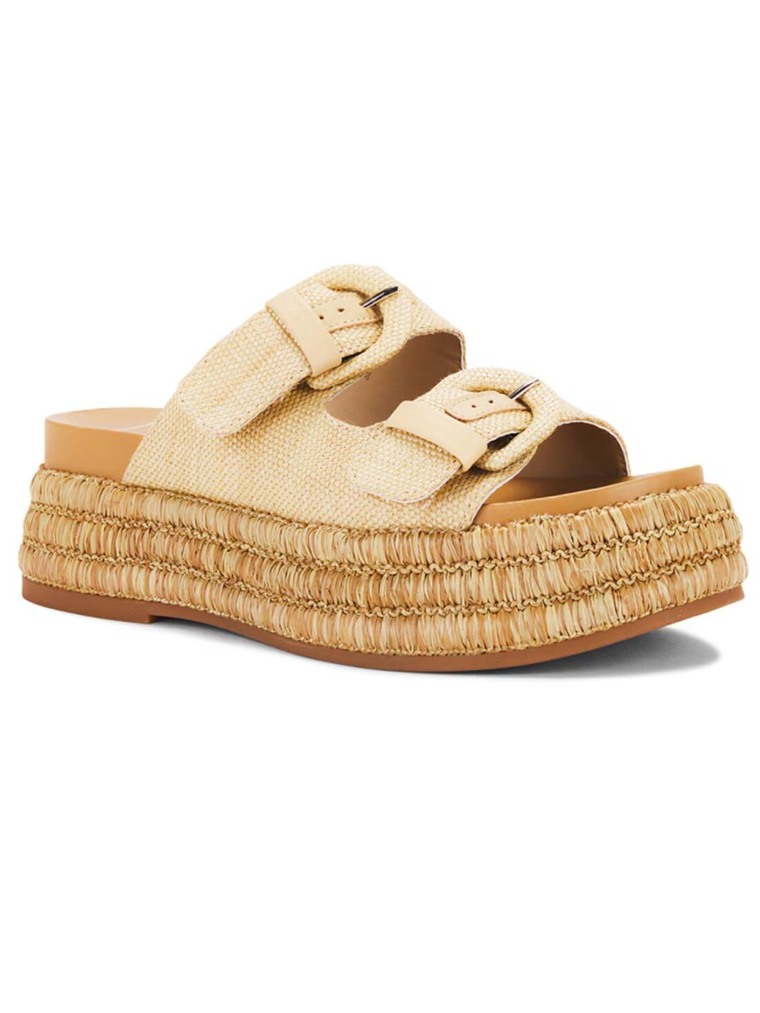 dolce vita witny sandal in lt natural raffia