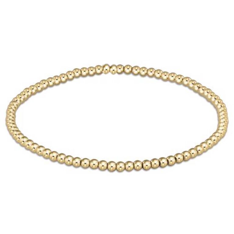 enewton 2.5mm classic gold bead bracelet