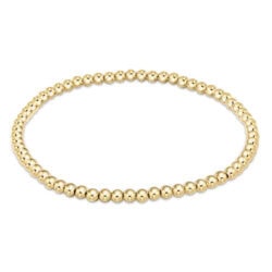 enewton 4mm classic gold bead bracelet