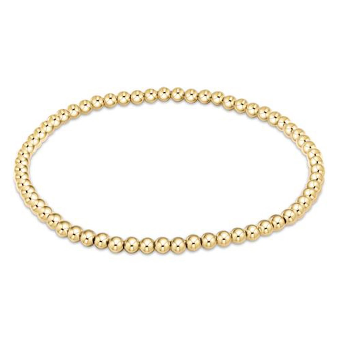 enewton 4mm classic gold bead bracelet