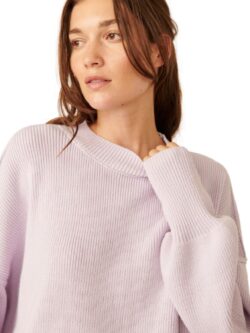 free people easy street crop in frost lavender