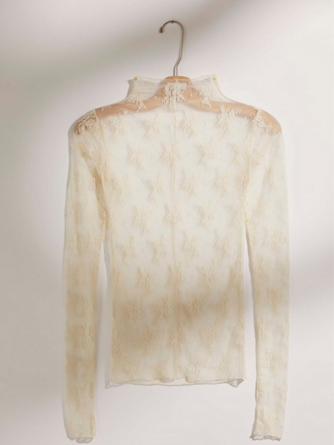 free people lady lux layering top in evening creme