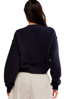 free people lila cardi in sky captain