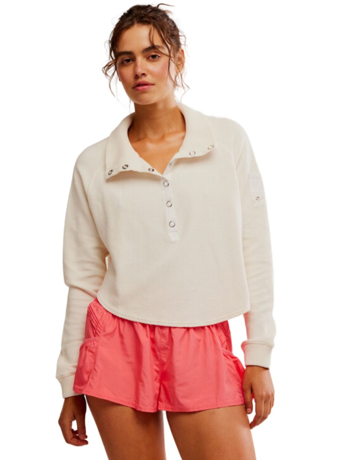 free people so fly henley in white