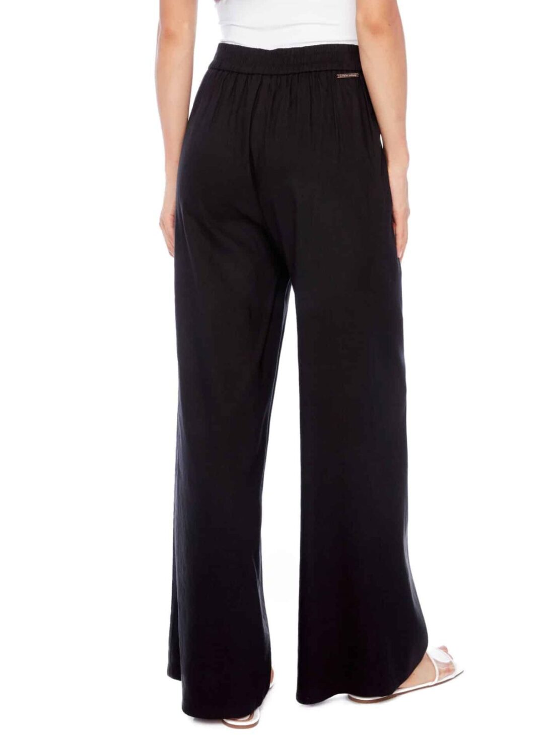 i love tyler madison linen pants in black