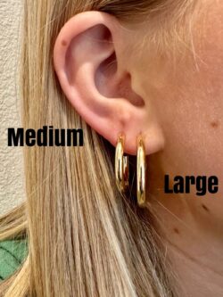 jeny baker designs medium basic tube earring