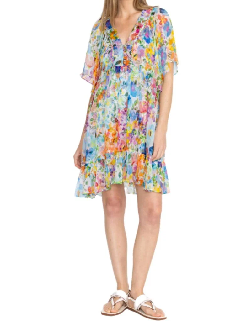 johnny was margaret mini dress in wild blooms