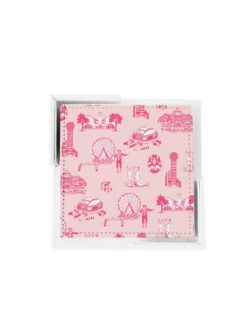 katie kime dallas coaster set in lt pink