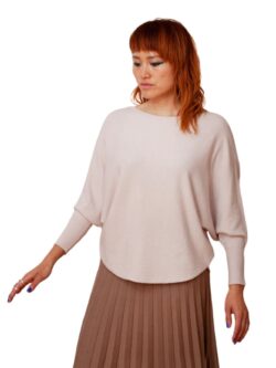 knitlab/kerisma ryu thin sweater in silver grey