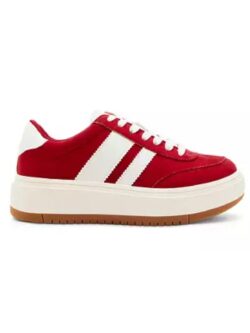 madden girl vavida sneaker red multi