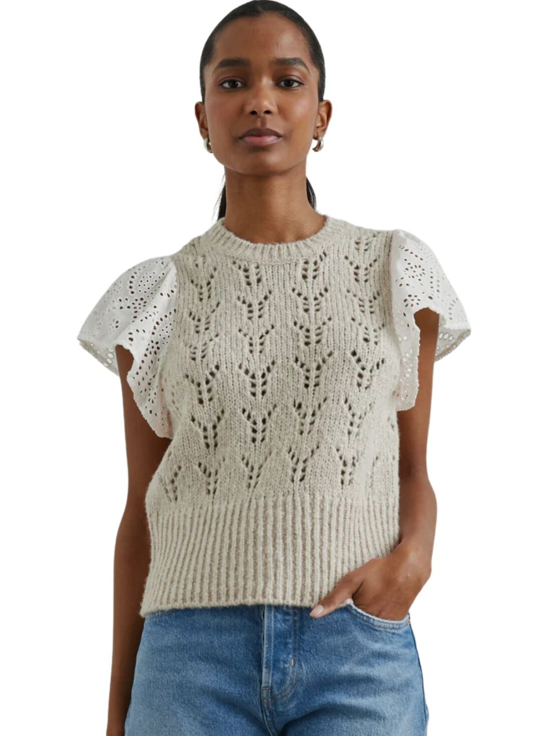 rails everly sweater in oat