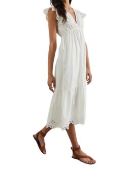 rails tina dress in white