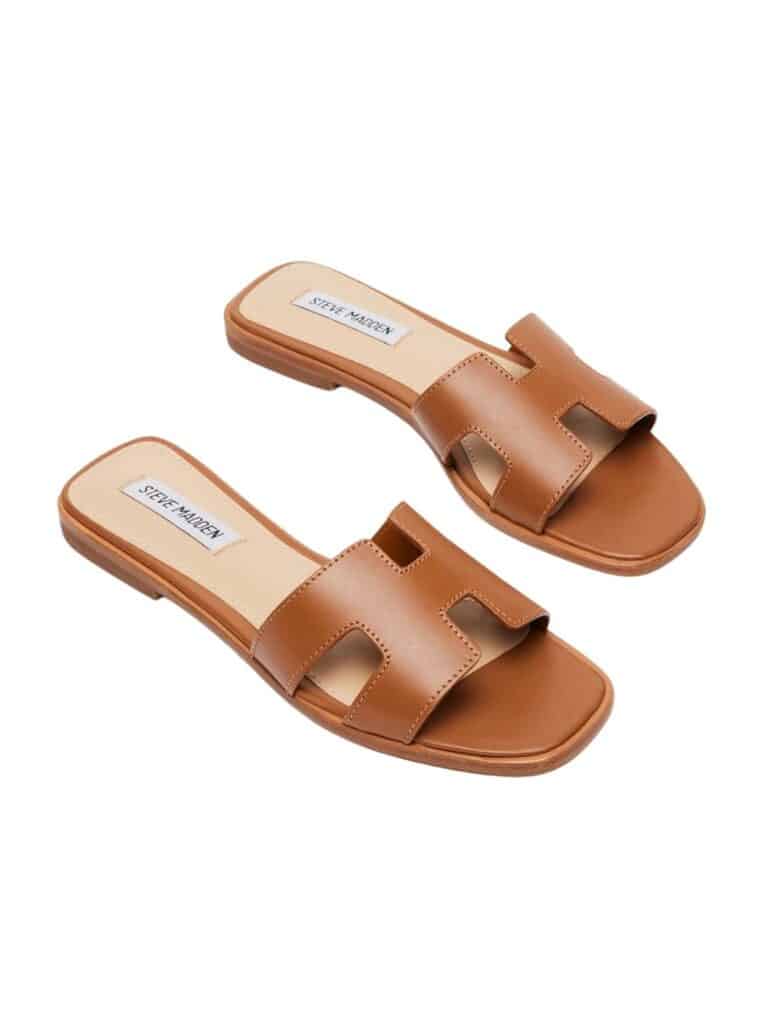 steve madden hadyn sandal cognac