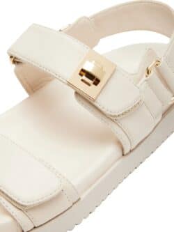 steve madden mona sandal in bone leather