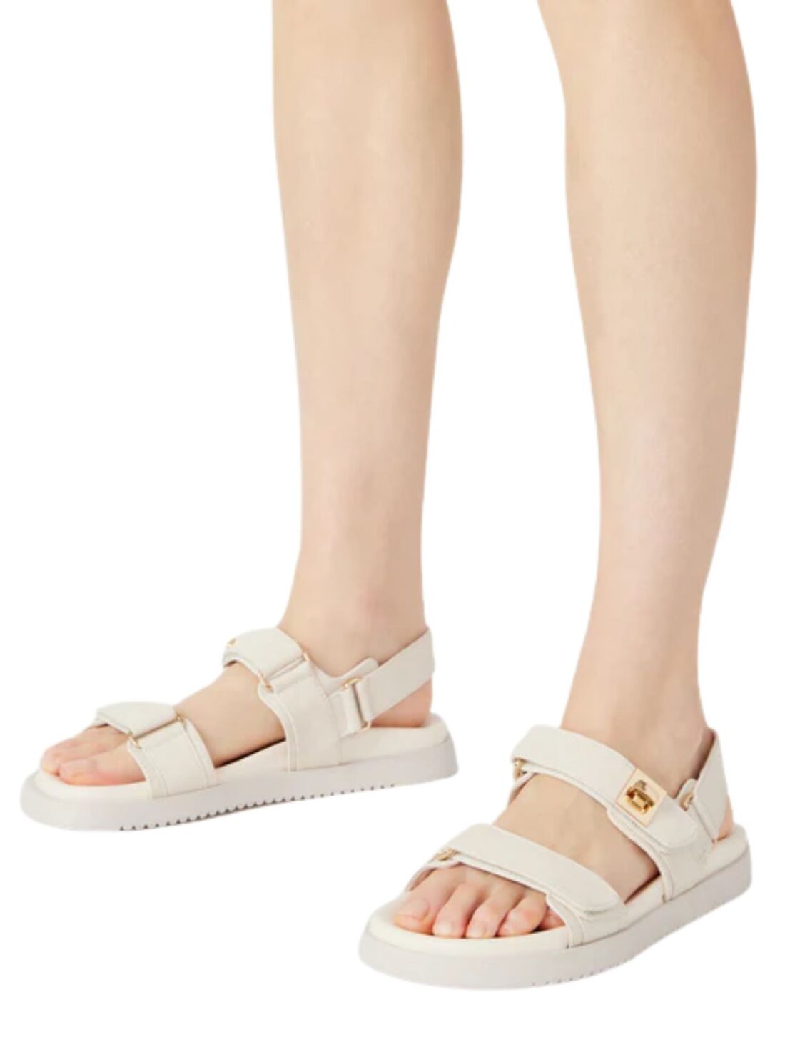 steve madden mona sandal in bone leather