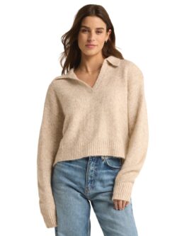 z supply redforn sweater in oat