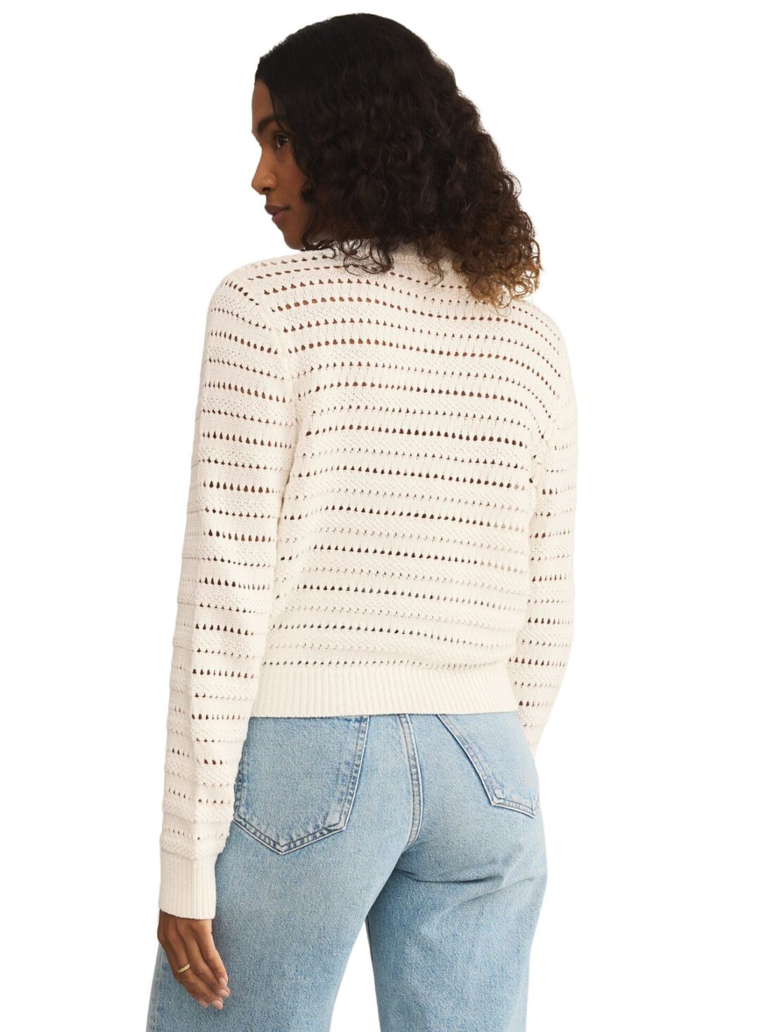 z supply romance cardigan in sea salt