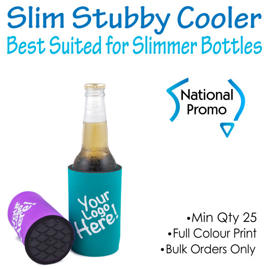 SLIMLINE Stubby Cooler With Base