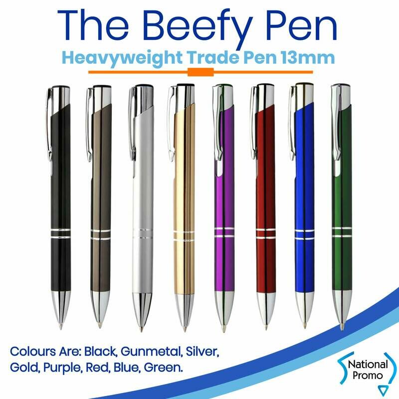 Heavyweight 'BEEFY' Engraved Metal Pen