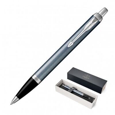 PARKER PEN BLUE GREY STAINLESS