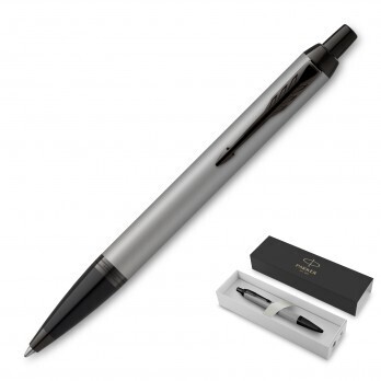 PARKER PEN ACHROMATIC MATTE GREY w BLACK TRIM