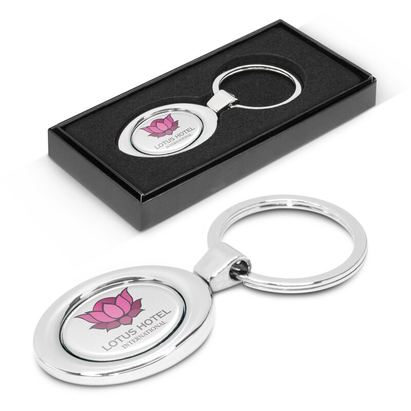 OVAL METAL KEY RING