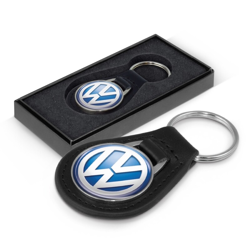 BEACON LEATHER KEY RING - ROUND