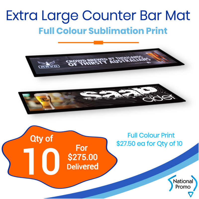 10x Extra Large Counter Promo Mat